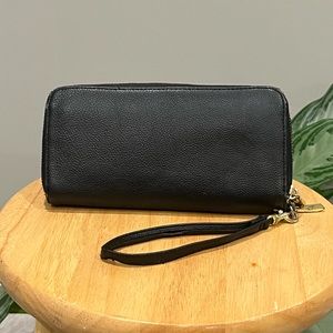 Faux leather clutch/ wallet